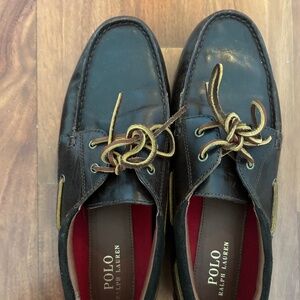 Polo Ralph Lauren Leather Boat Shoes, 10.5